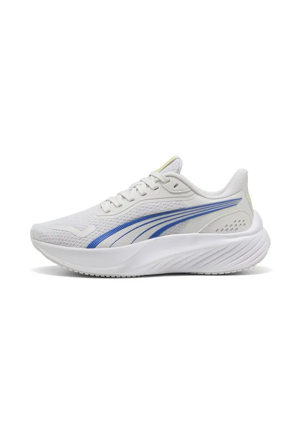 Детские кроссовки puma pounce lite jr для дома 401512 14 серые sapphirepineappie обувь для коньков grayroyal sapphirepineappie ice Puma, Gray-Royal Sapphire-Pineappie Ice