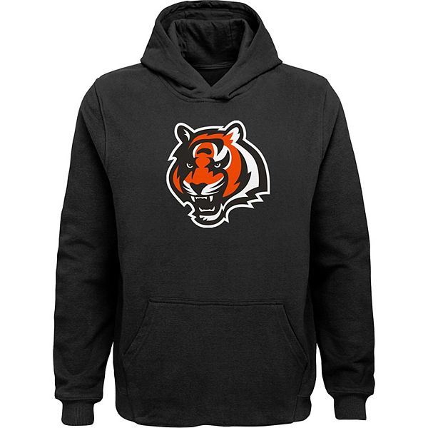 

Черная толстовка с капюшоном Youth с логотипом Cincinnati Bengals Outerstuff