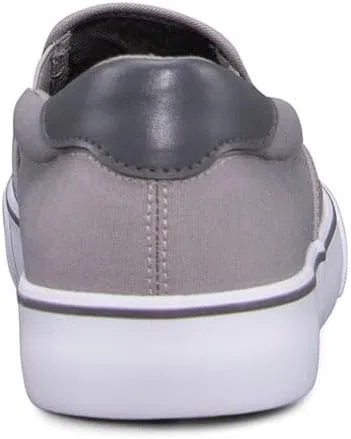 Кроссовки Lugz Herren Clipper Classic Slip-on Canvas, Alloy, Anthracite, White, Grey — фото 3