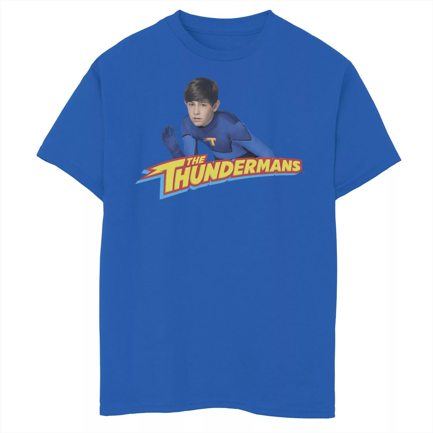 

Футболка с графическим рисунком и логотипом The Thundermans Billy Thunderman для мальчиков 8–20 лет Nickelodeon