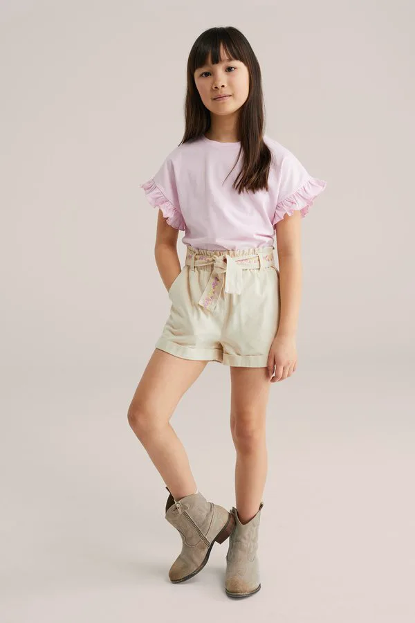 Простая футболка We Fashion, Light Pink