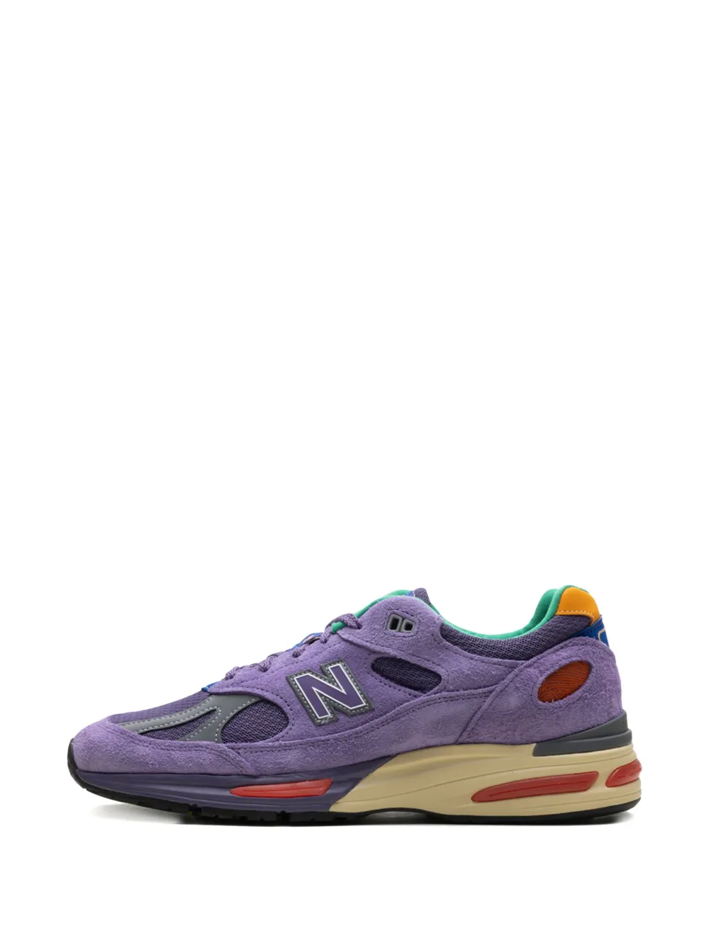 Кроссовки 991v2 Color Be The Pallete из коллаборации с Salehe Bembury NEW BALANCE, фиолетовый — фото 4