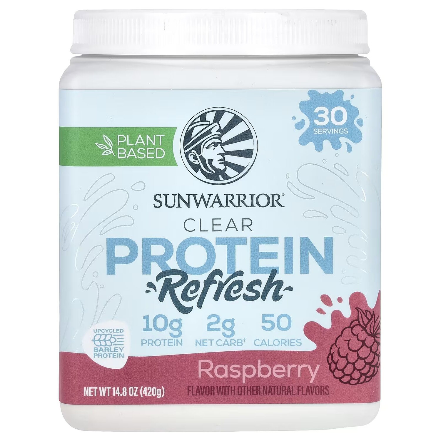 

Clear Protein Refresh, малина, 14,8 унции (420 г) Sunwarrior