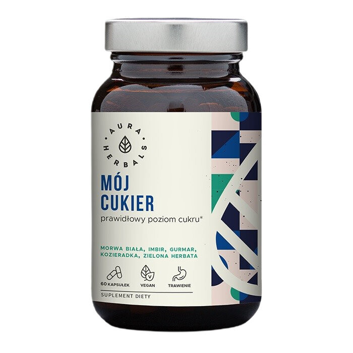 

БАД Aura Herbals Мой сахар, нормальный уровень сахара 60к