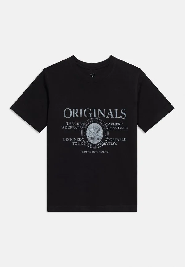 Футболка с графическим принтом jornantucket на спине Jack & Jones Junior, Black — фото 3