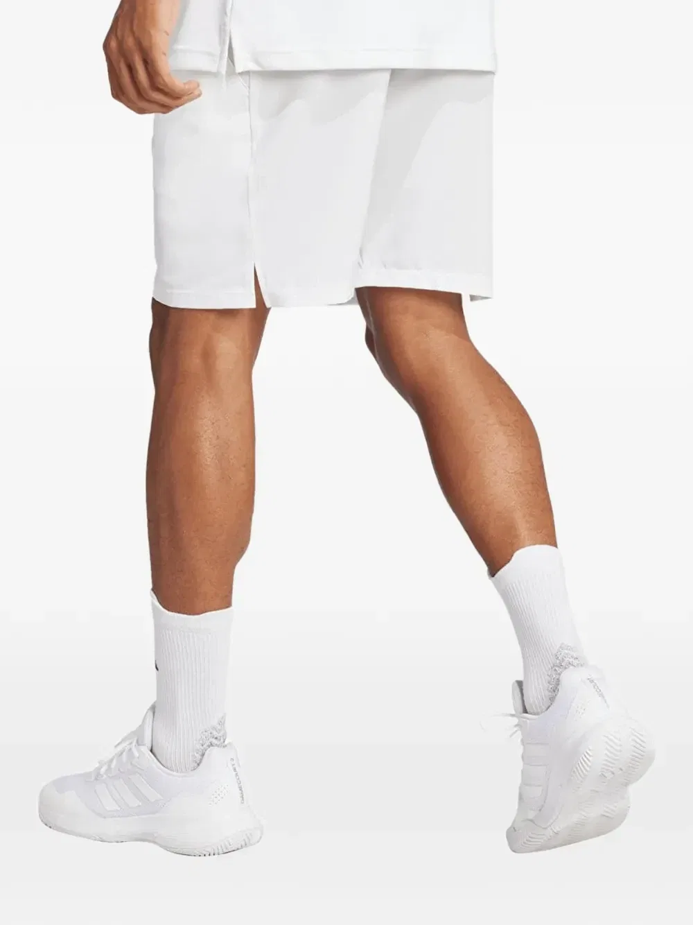 Шорты Climacool из эластичной ткани Adidas, белый — фото 4