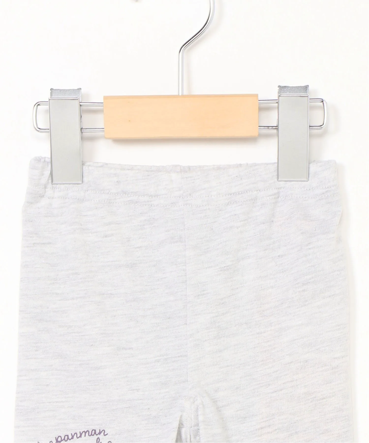 APKC/(K) Плюшевые леггинсы 6-й длины Anpanman Kids Collection, Heather Gray — фото 4