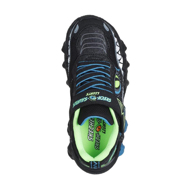 Высокие детские повседневные кроссовки для детей 3-7 лет Skechers Kids, черный — фото 3