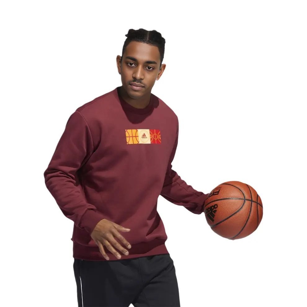 

Толстовка мужская красная Adidas, красный