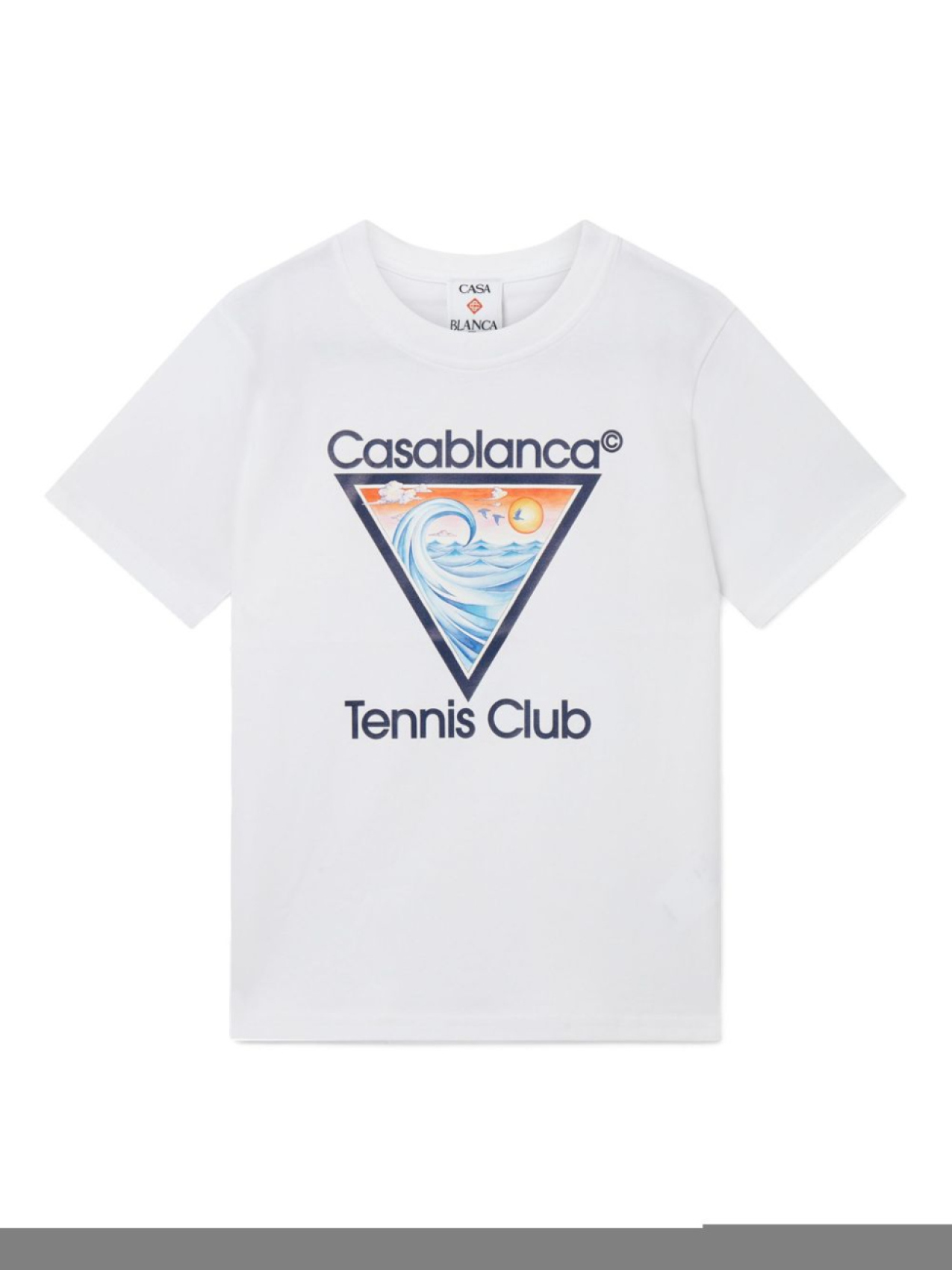 

CASABLANCA KIDS футболка Tennis Club Icon, белый