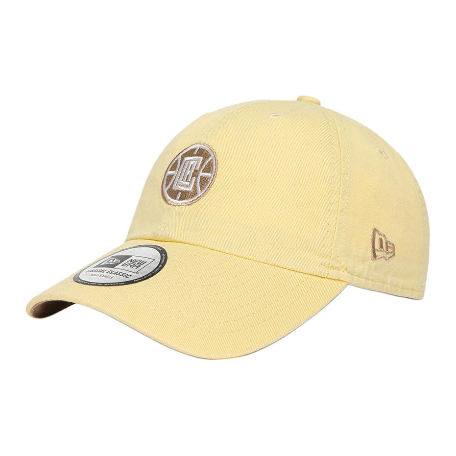 

New Era Хлопковая бейсболка унисекс желтая