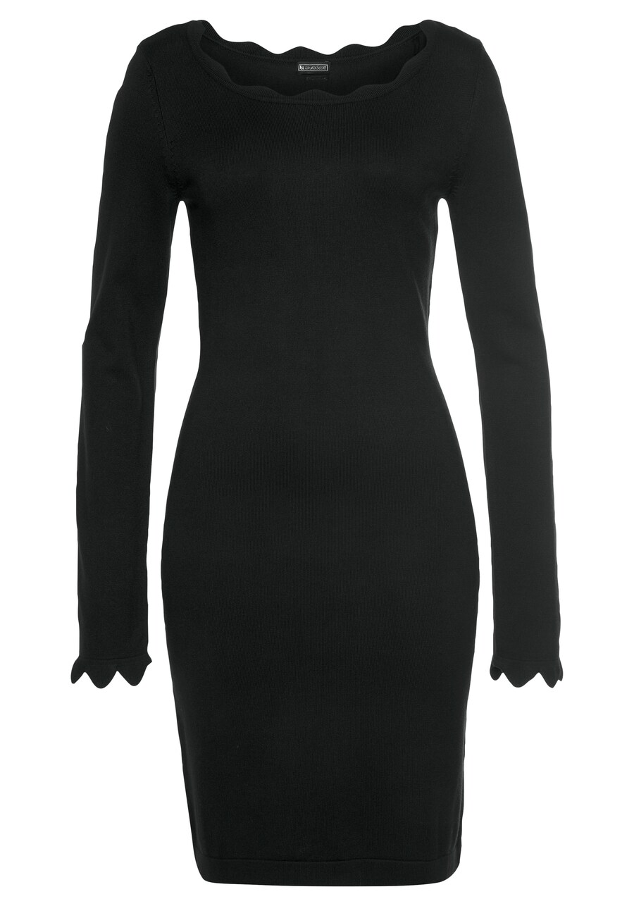 

Вязаное платье LAURA SCOTT Knitted dress, черный