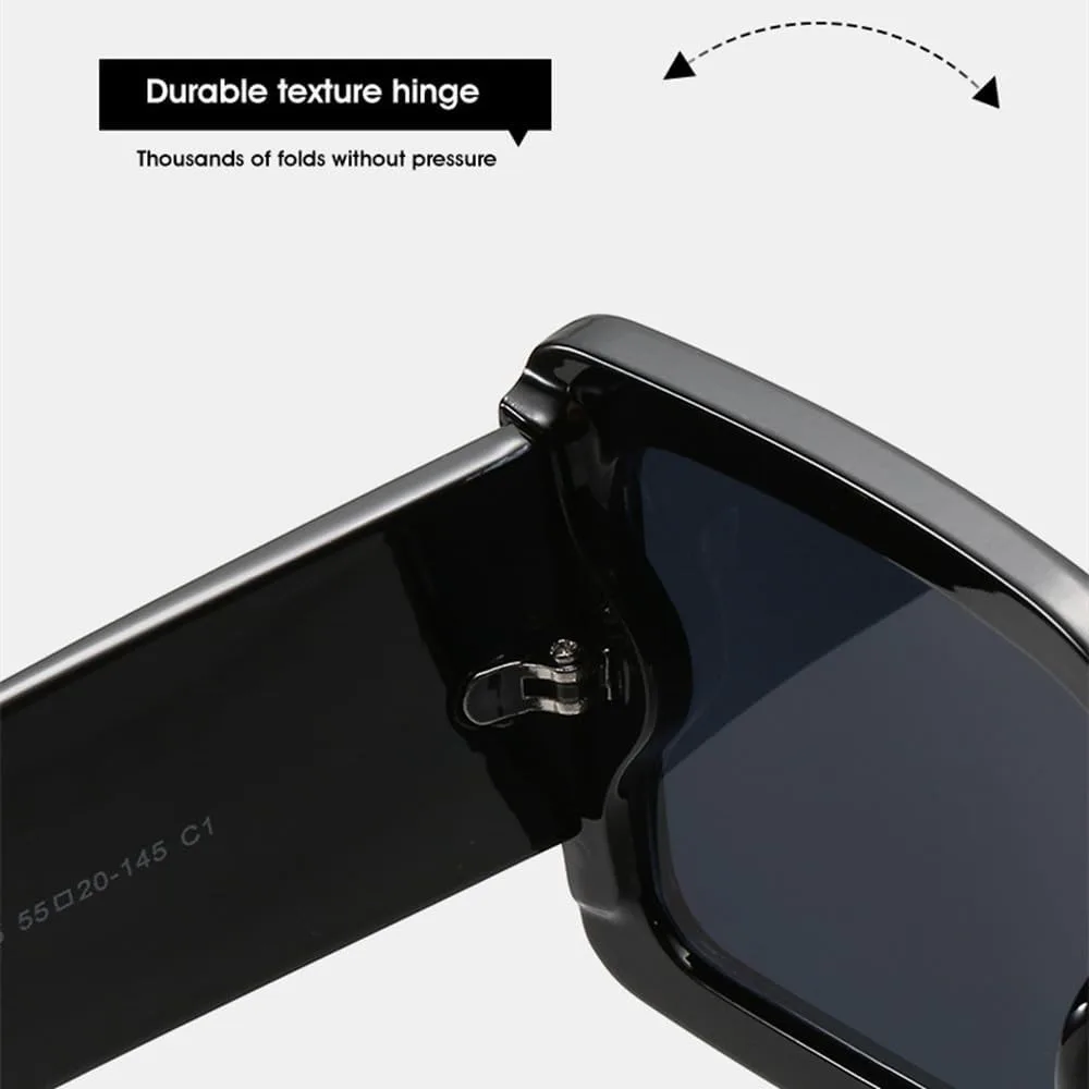 

Большие солнцезащитные очки в винтажном стиле для женщин, модные солнцезащитные очки черного цвета, защита от ультрафиолета UV400, для мужчин и женщин MTZJH, 5