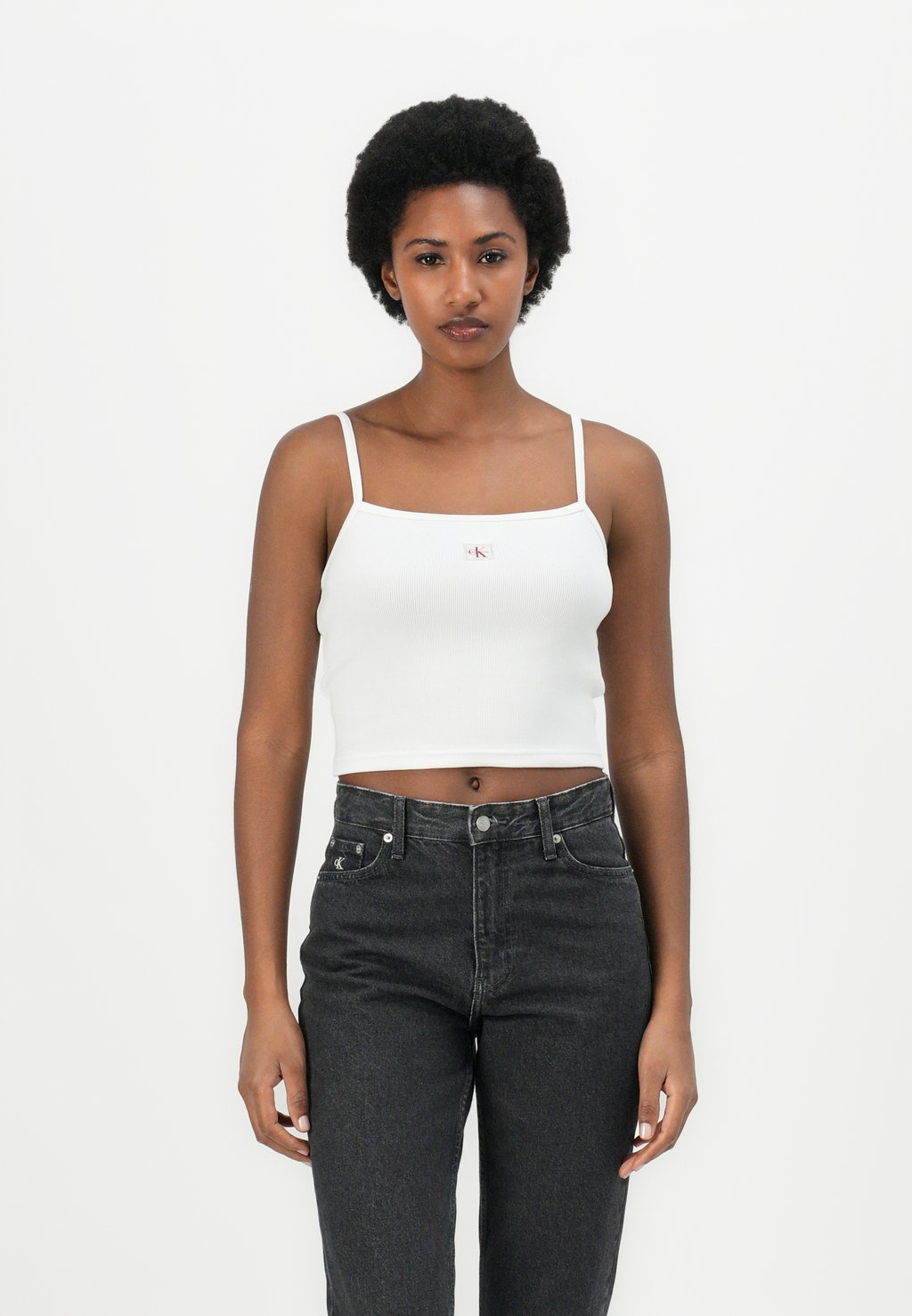 

Топ WOVEN LABEL Calvin Klein Jeans, белый