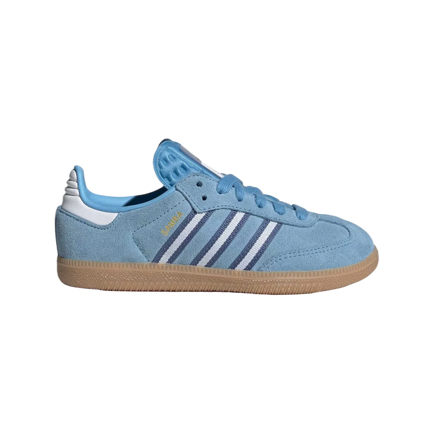 Кроссовки для скейтбординга SAMBA OG Leather Adidas Originals синие — фото 3