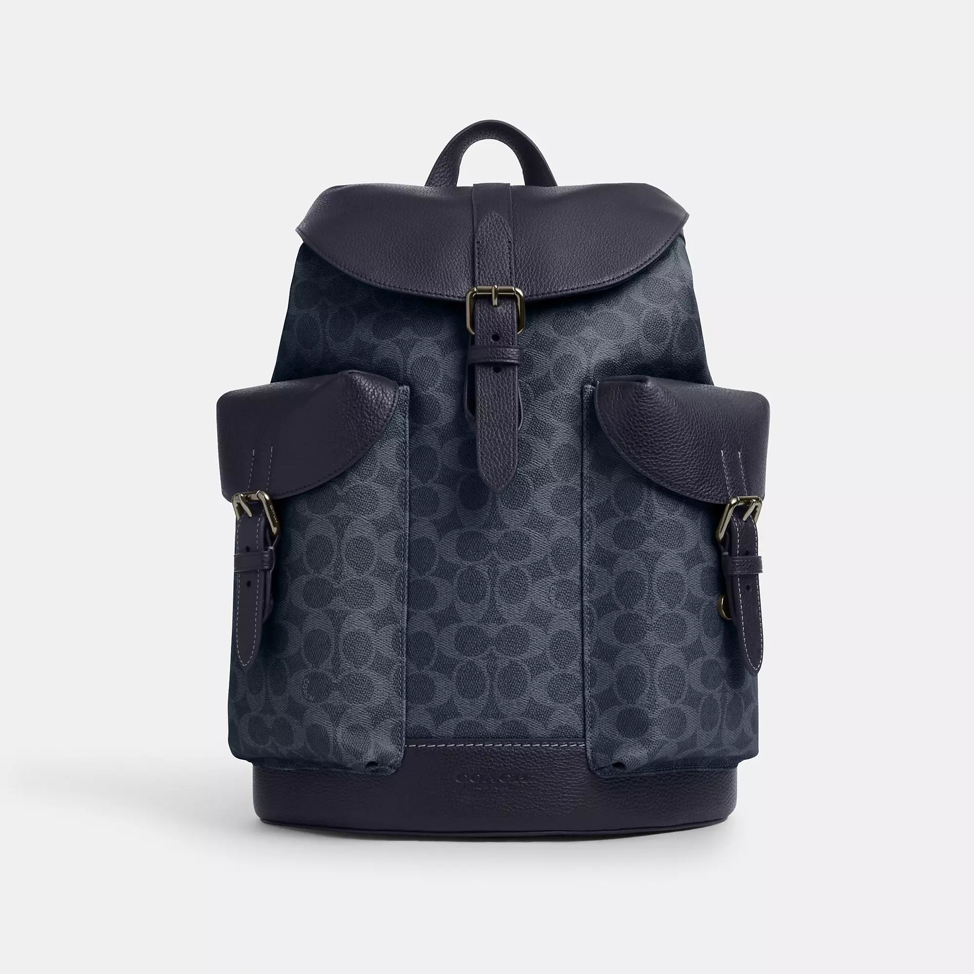 

Рюкзак Coach Outlet Warner из фирменной ткани, бронзовый/джинсовый/темно-синий