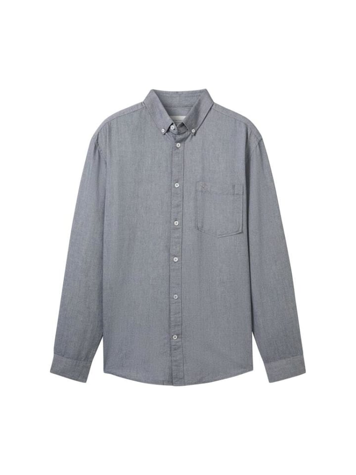 

Рубашка Tom Tailor Langarmhemd, цвет navy chambray