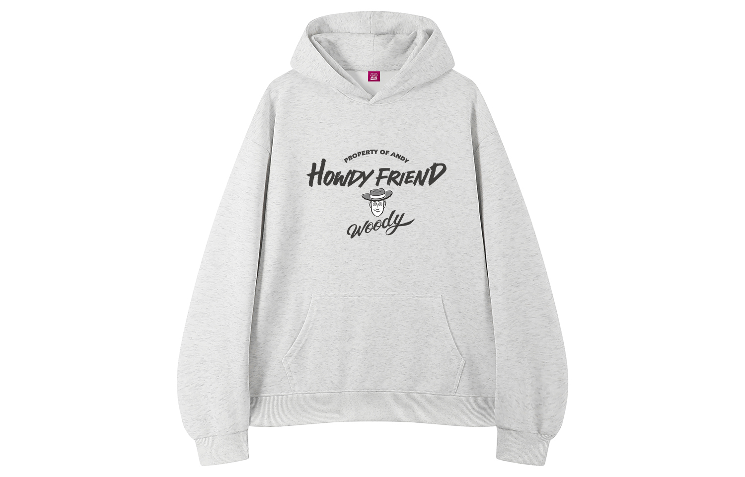 

Толстовки Unisex с капюшоном, утепленные, Heavyweight Disney, heather серый fleece-lined