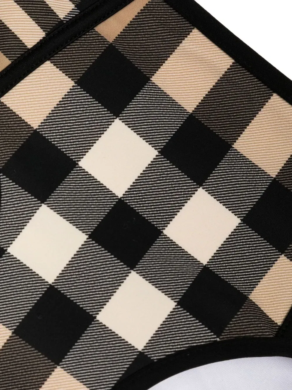 Бикини в клетку Haymarket Check Burberry Kids, коричневый — фото 2