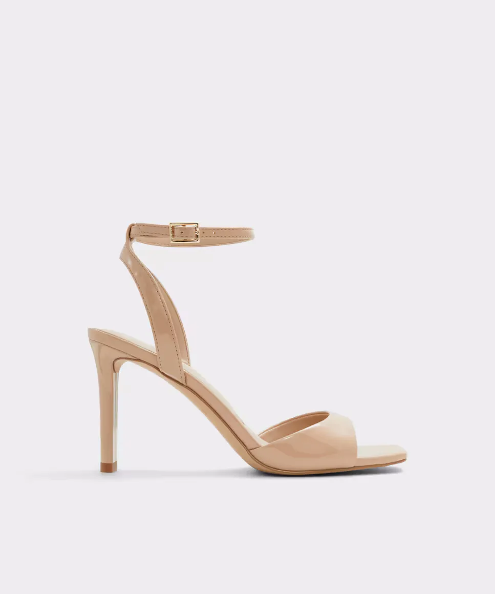 Женские босоножки на каблуке с квадратным носком Aldo, бежевый