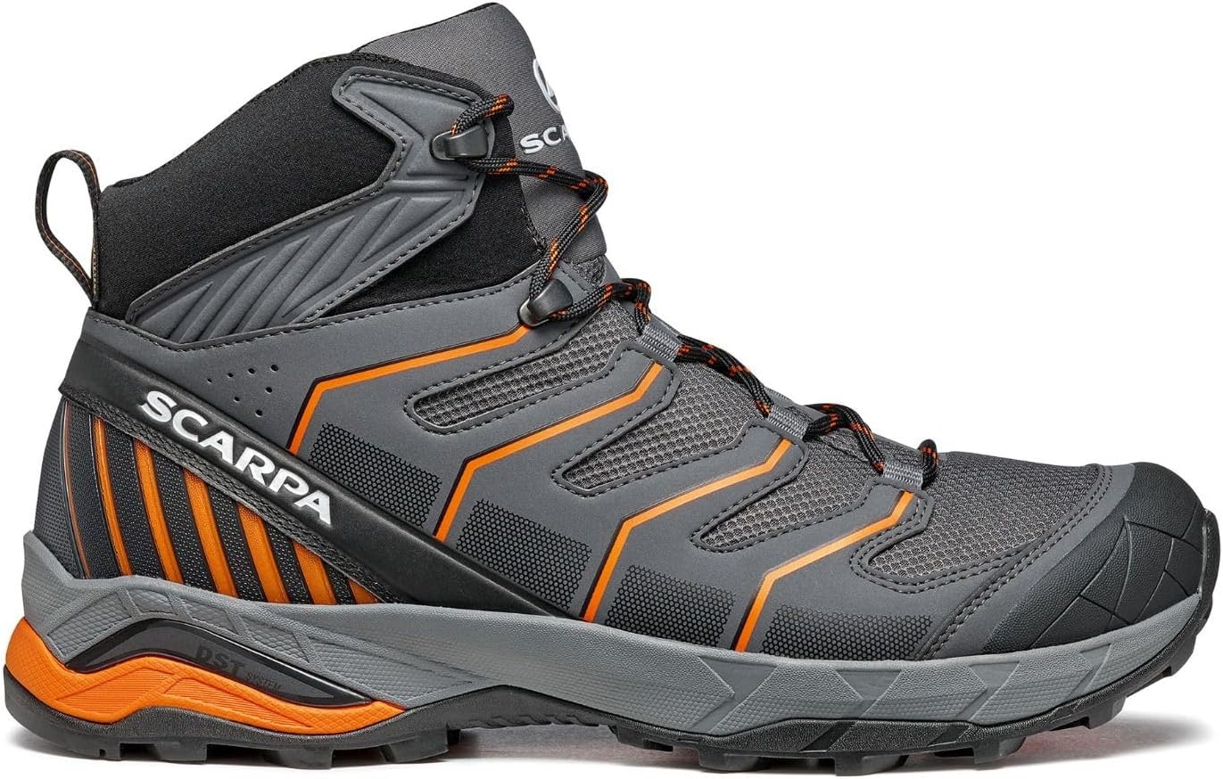 

Мужские ботинки SCARPA Maverick Mid GTX водонепроницаемые с Gore-Tex, легкие, для бэкпекинга и походов, оранжевый/серый
