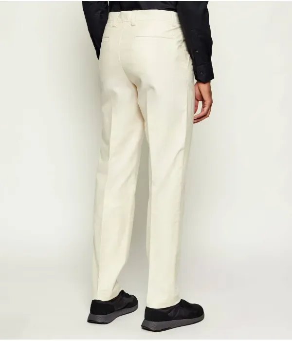 Брюки чинос C-Kent straight fit Boss, бежевый — фото 4