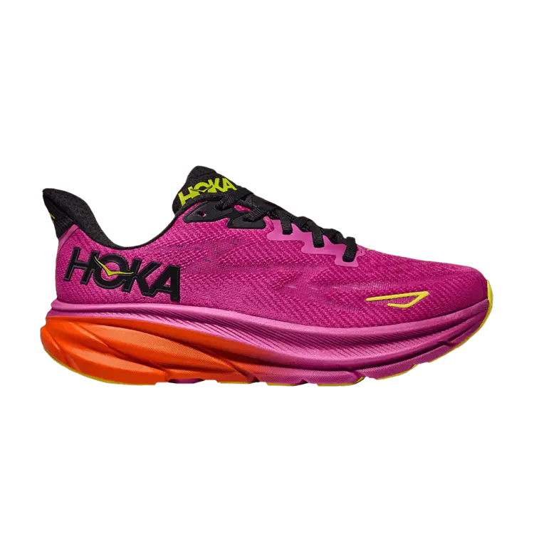 

Кроссовки HOKA Clifton 9 Fuchsia Black, фиолетовый