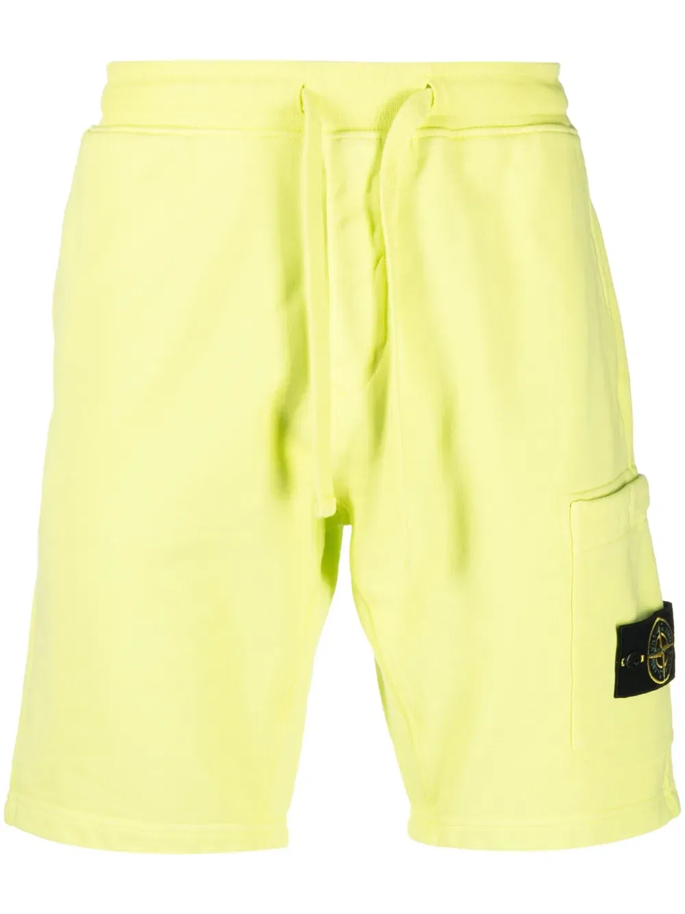 Хлопковые спортивные шорты Compass-Patch Stone Island, желтый
