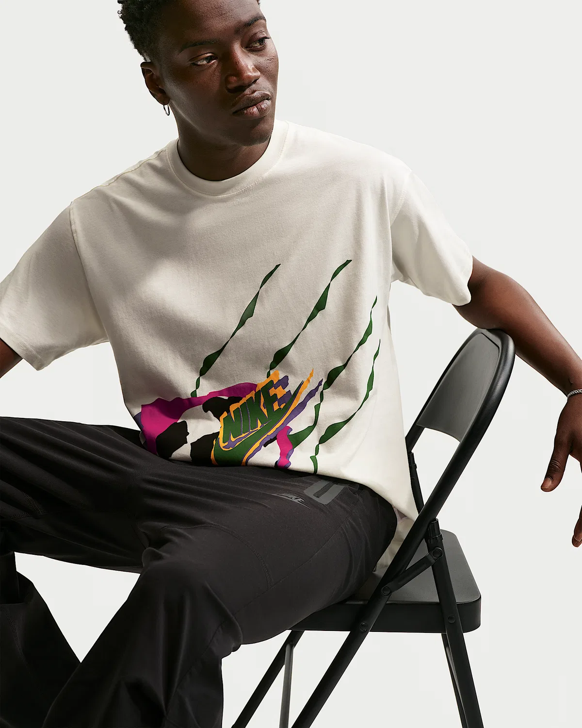 Мужская футболка Nike Sportswear, Sail — фото 3