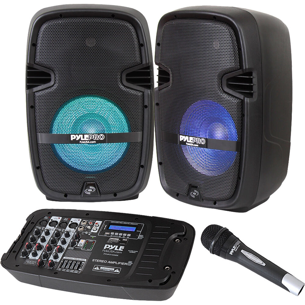 

Портативная PA-системы Pyle Pro PPHP210AMX PA Speaker and 600W PPHP210AMX