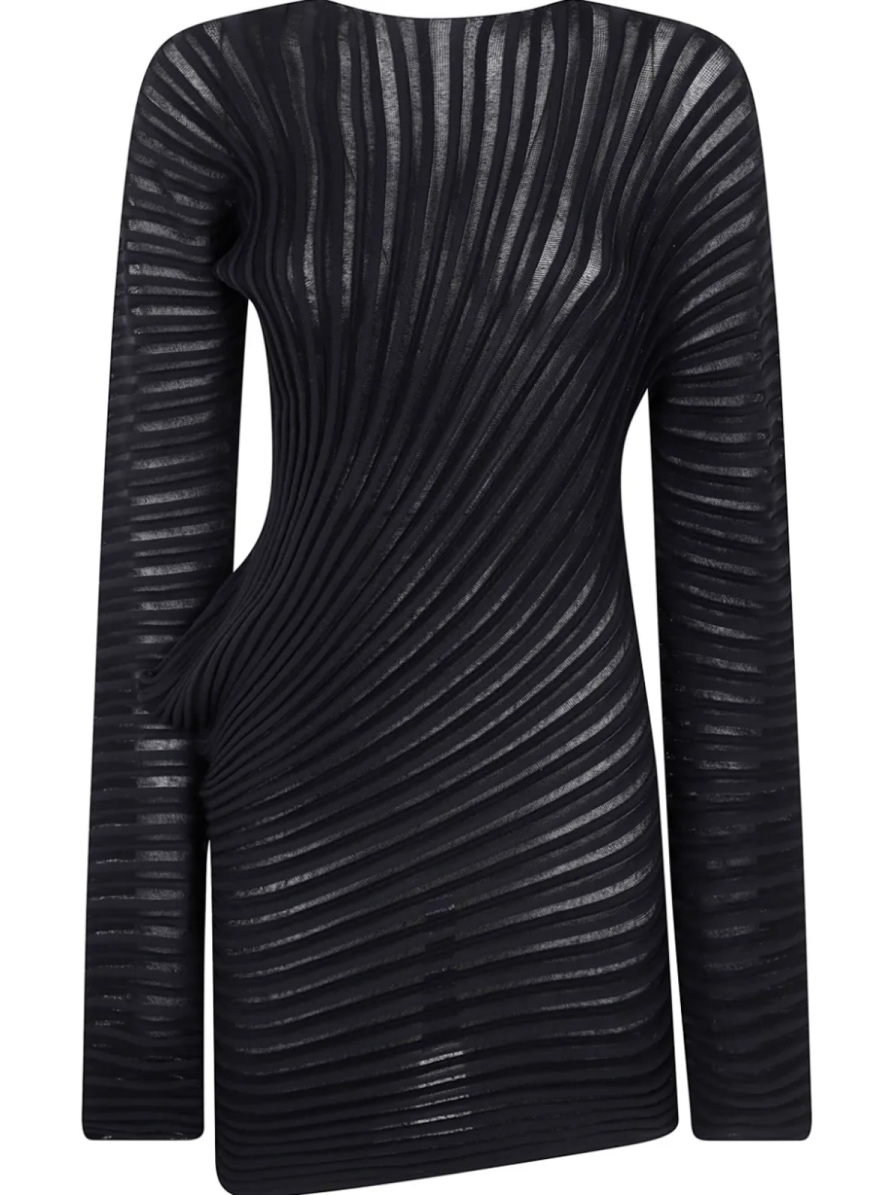

Плиссированный топ Issey Miyake, черный