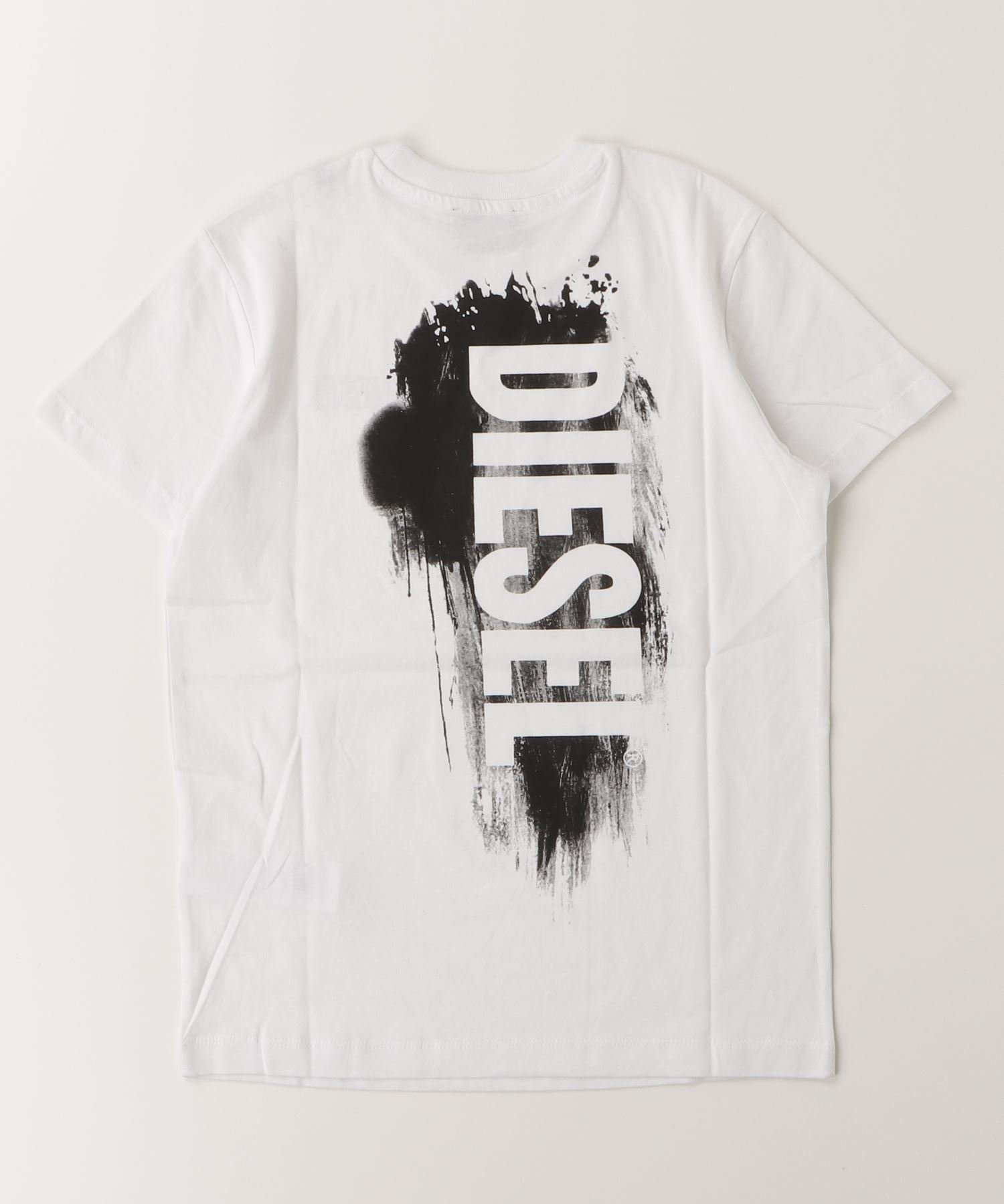 Детская футболка с коротким рукавом и логотипом бренда DIESEL, White