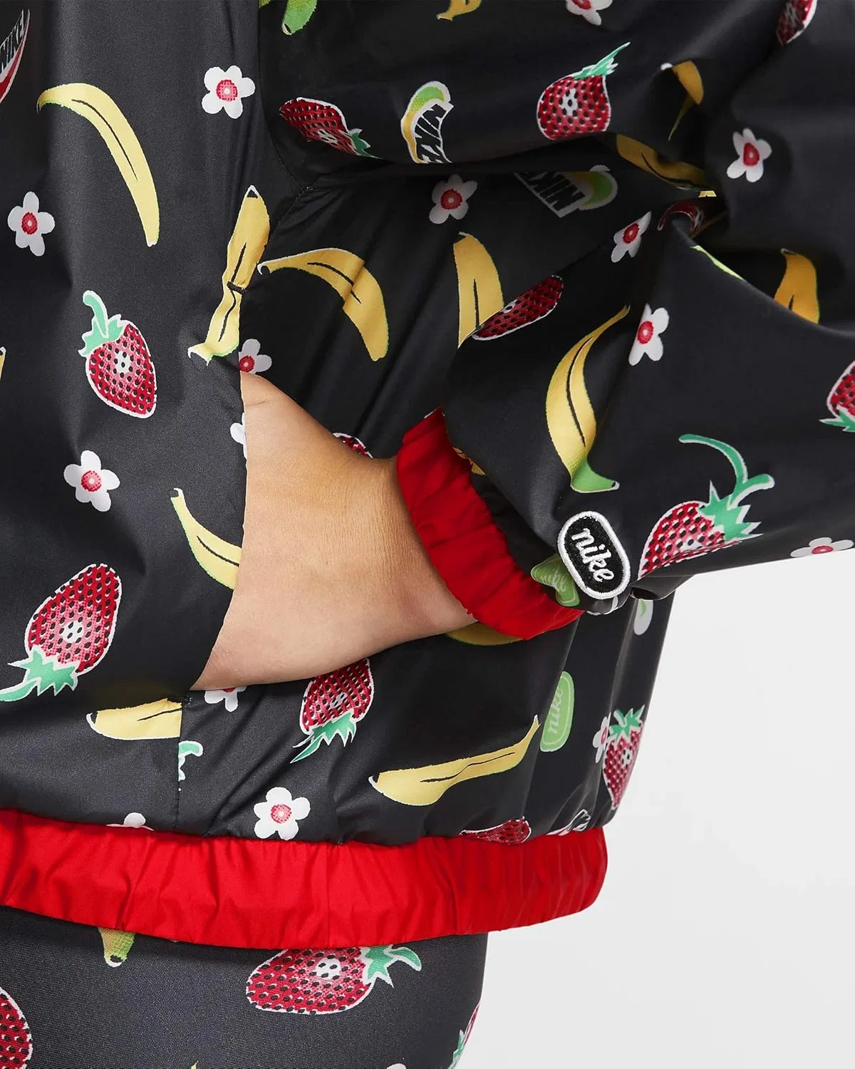 Тренировочная куртка Nike, Black/University Red — фото 4