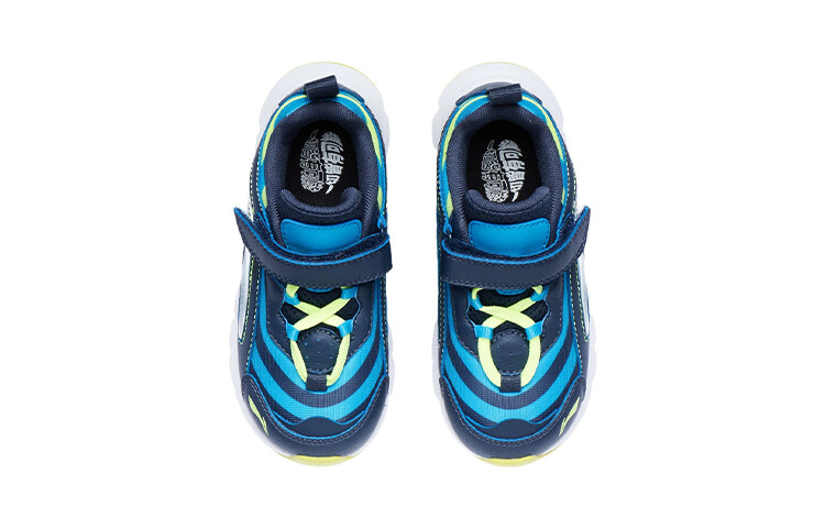 Детские кроссовки Aurora Skywalk Lifestyle PS Low-top Guangdong Blue/Hair Blue/Fluorescent Bright Green Lining Young — фото 4
