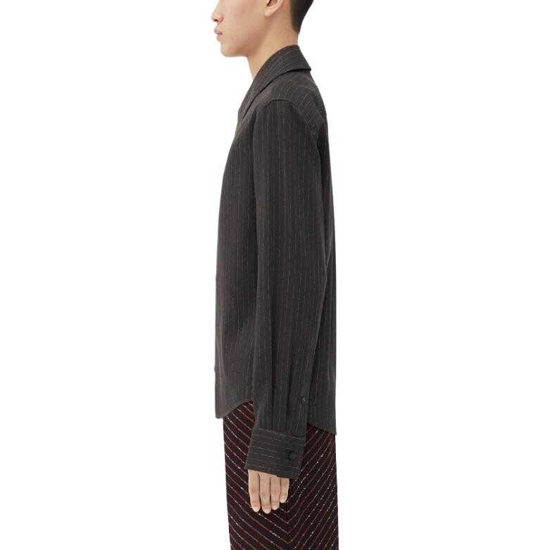 Рубашка мужская шоколадно-коричневая Bottega Veneta, коричневый — фото 4