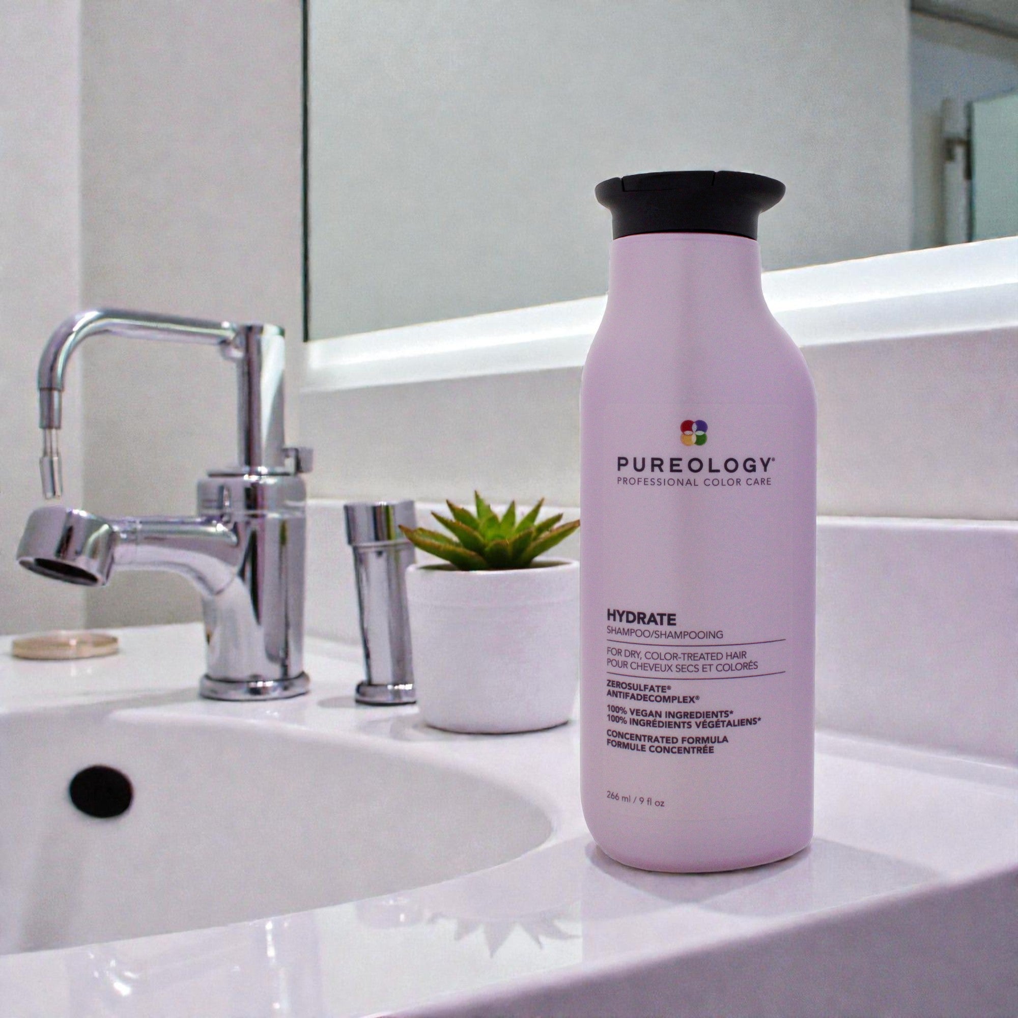 Увлажняющий шампунь Pureology для мужчин и женщин - 255 мл, прозрачный — фото 2