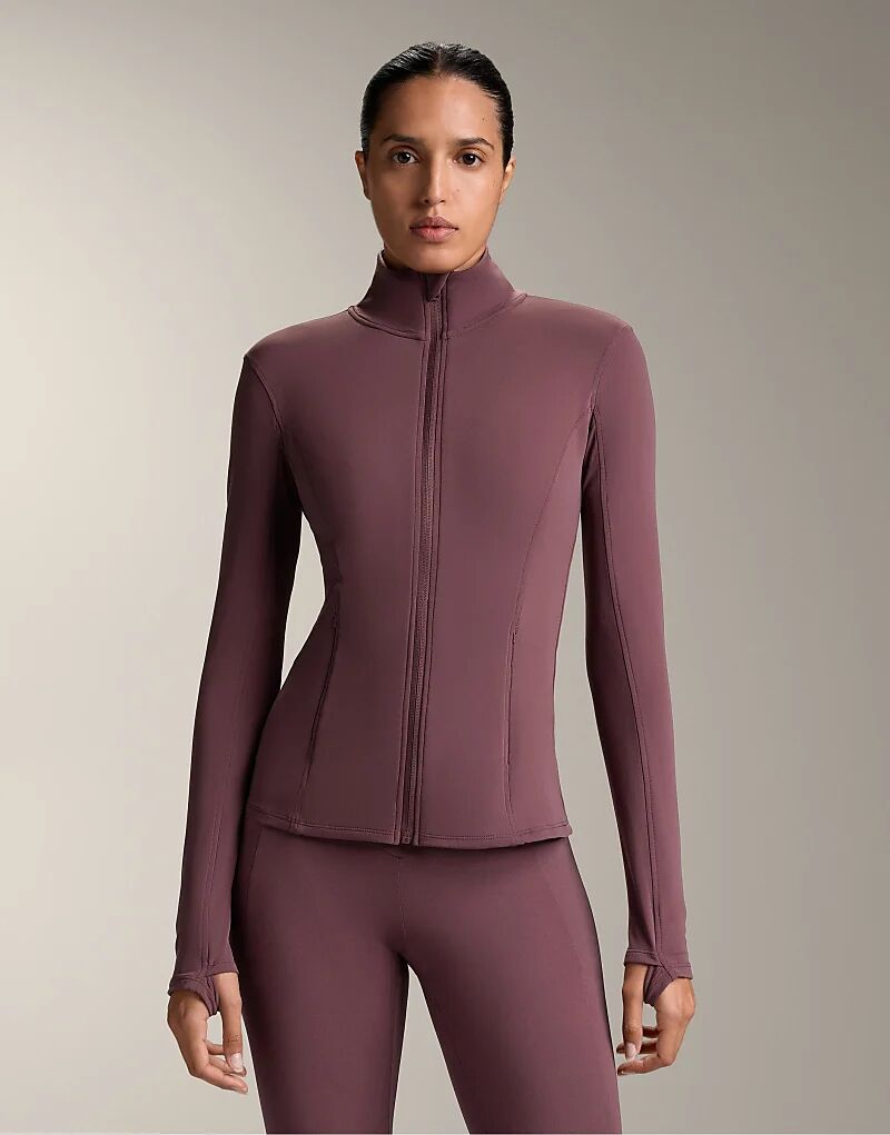 

Легкая теплая куртка OYSHO красного цвета