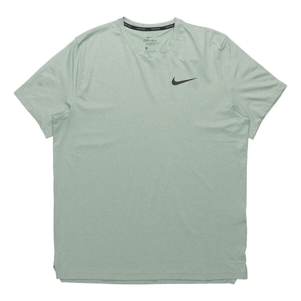 

Футболка men's pro dri-fit casual sports quick dry round neck short sleeve grass green t-shirt Nike, зеленый
