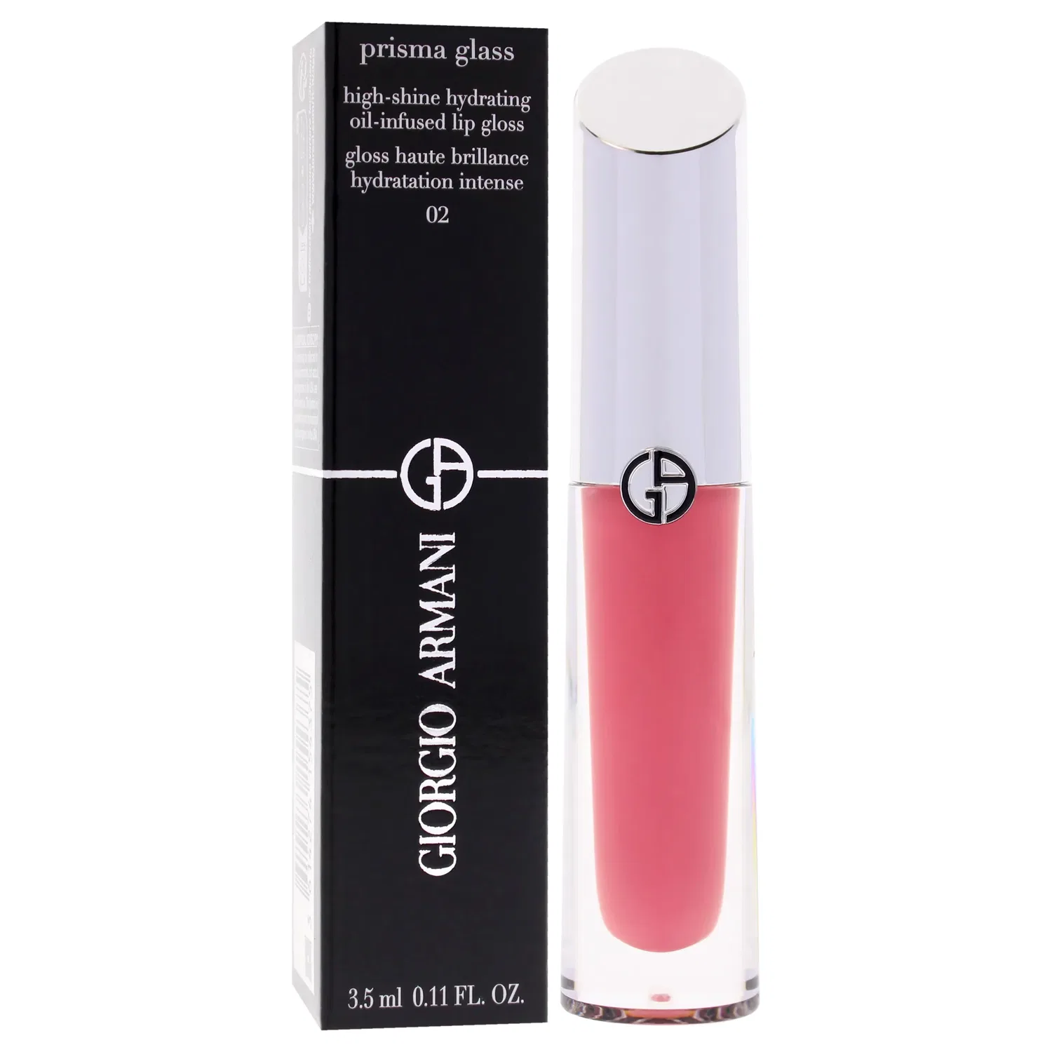 Блеск для губ Prisma Glass Lip Gloss - 02 Candy Halo от Giorgio Armani для женщин - 0,11 унции, розовый — фото 3