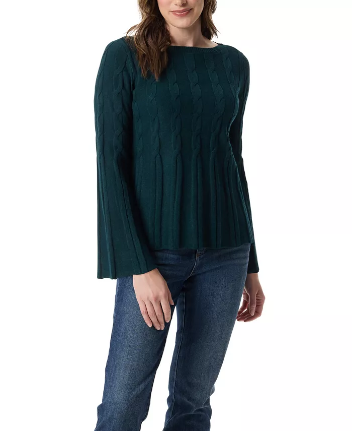 

Женский свитер Maren Cable Knit Gloria Vanderbilt, зеленый