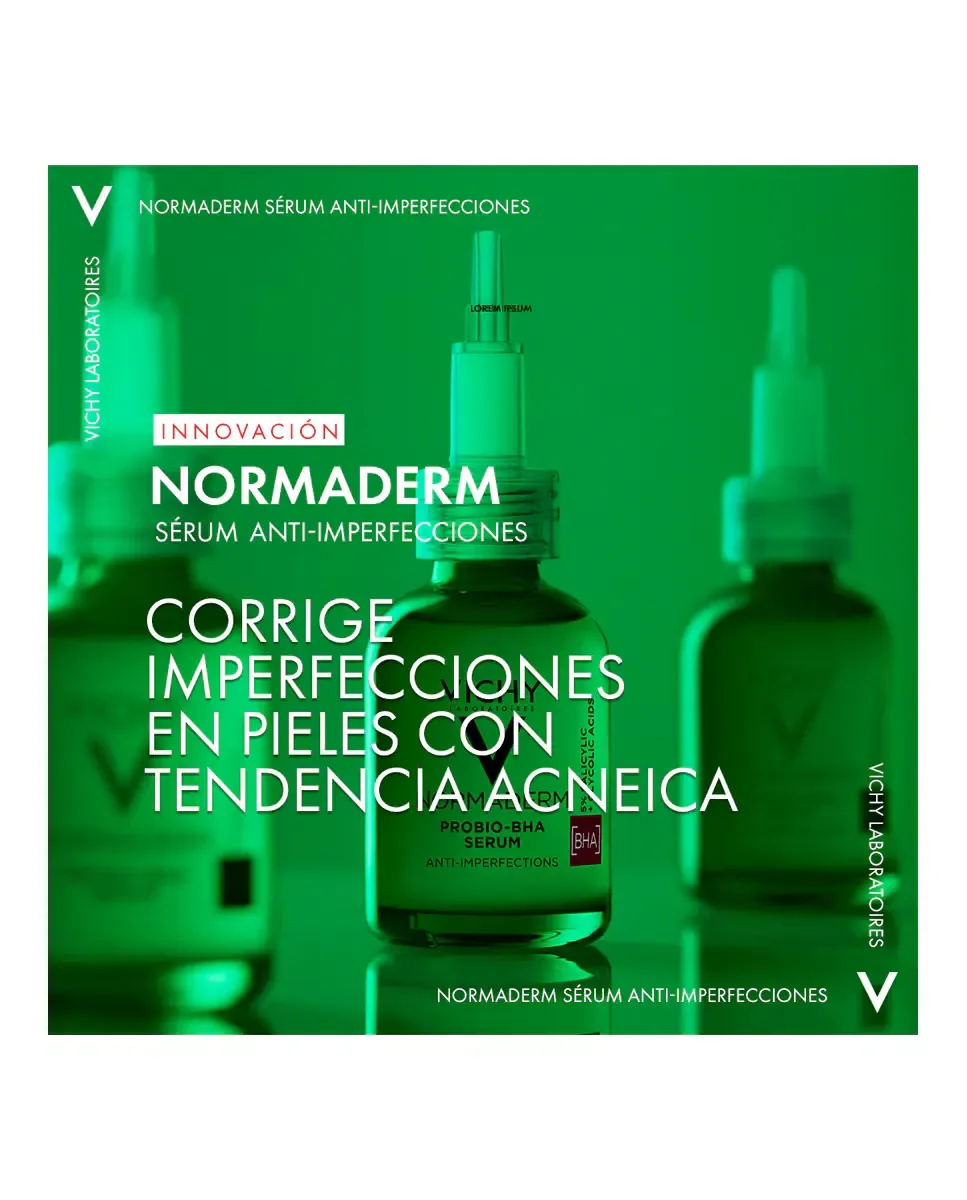 Сыворотка Vichy — Probio-BHA против несовершенств Normaderm Laboratoires, 30 мл — фото 4