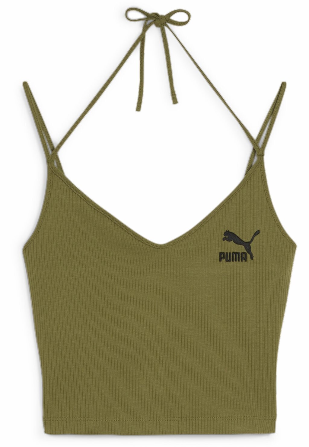 

Топ GERIPPTES Puma, цвет olive green