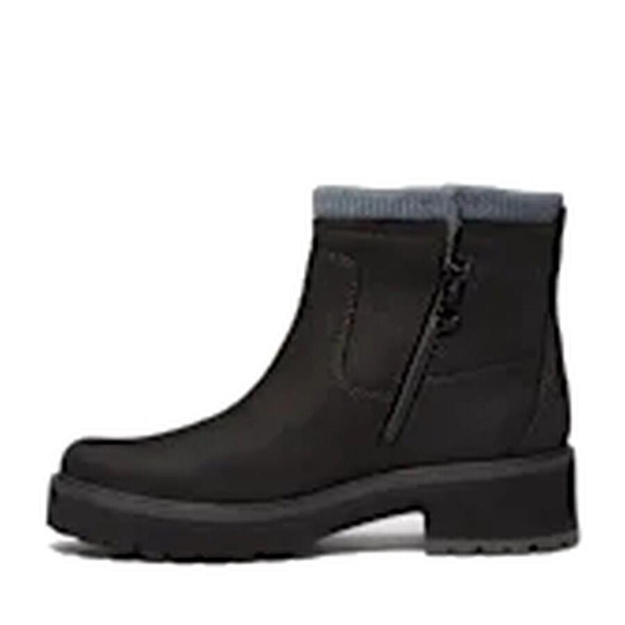 Ботинки Timberland Carnaby Cool Mid Warm Lined, цвет нубук, чёрный, размер 37,5 — фото 2