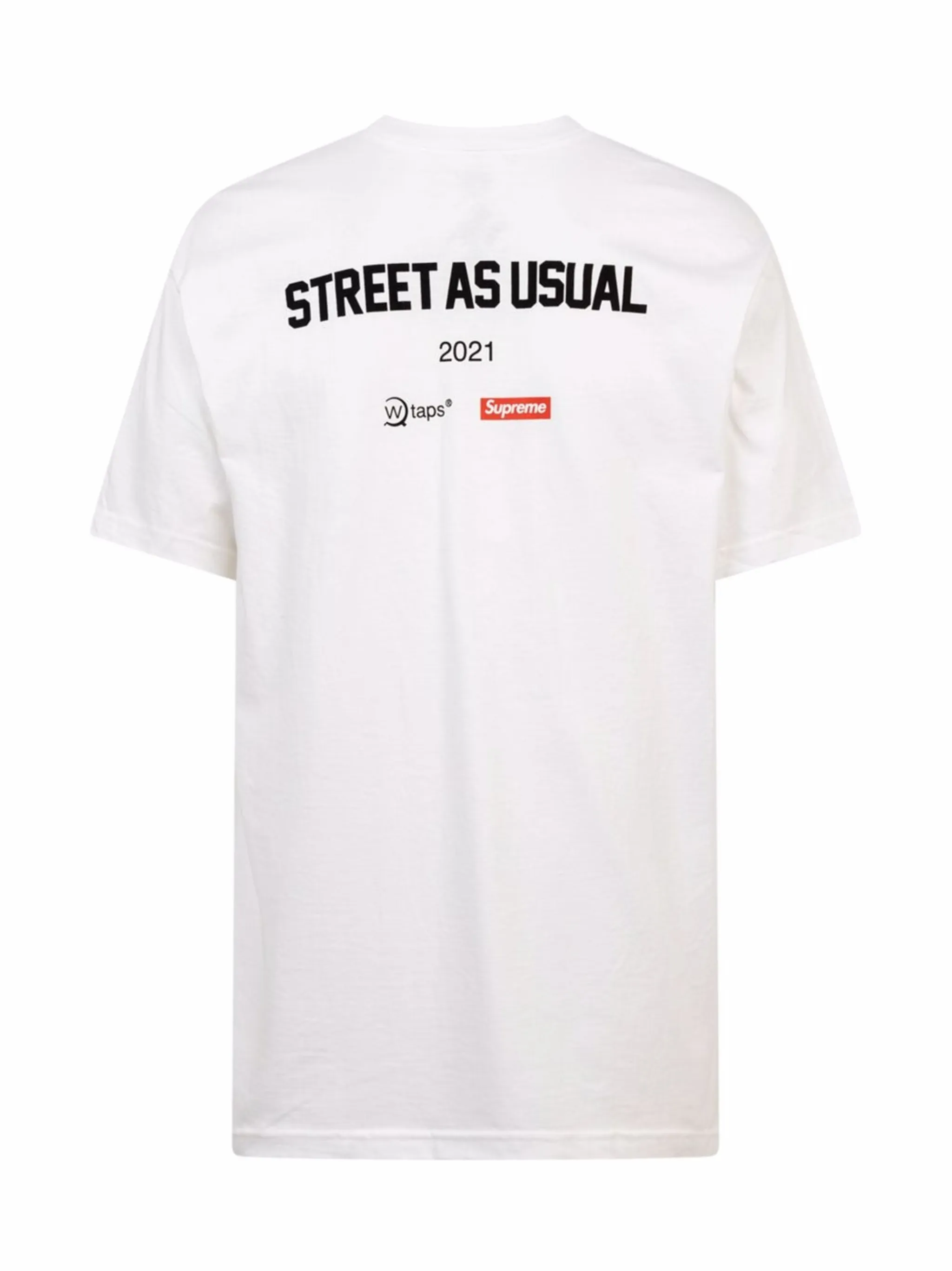 Футболка Sicem из коллаборации с WTAPS Supreme, белый — фото 2
