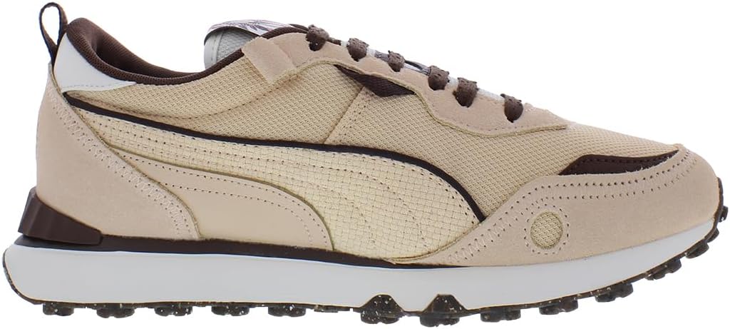 Мужские кроссовки PUMA Rider FV Future Vintage с шнуровкой, повседневные - серые — фото 3