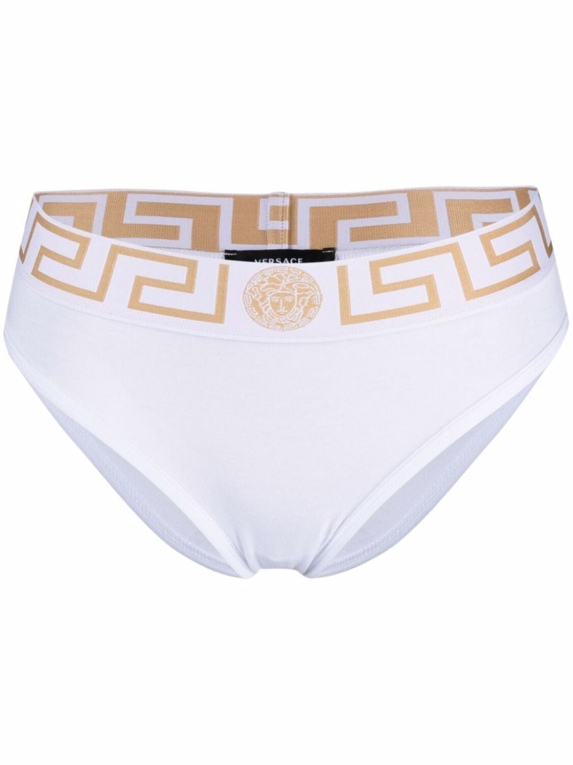 

Versace трусы-брифы с узором Greca, белый