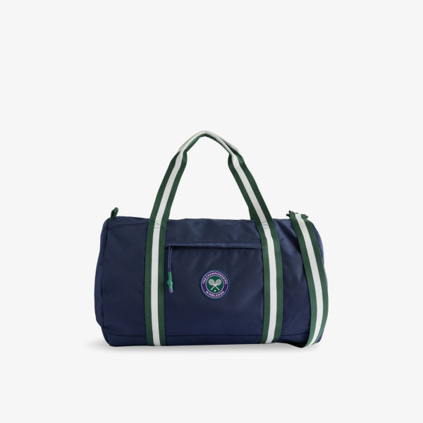 

Вышитая холщовая сумка-дуэль Duffle Bag Polo Ralph Lauren, синий