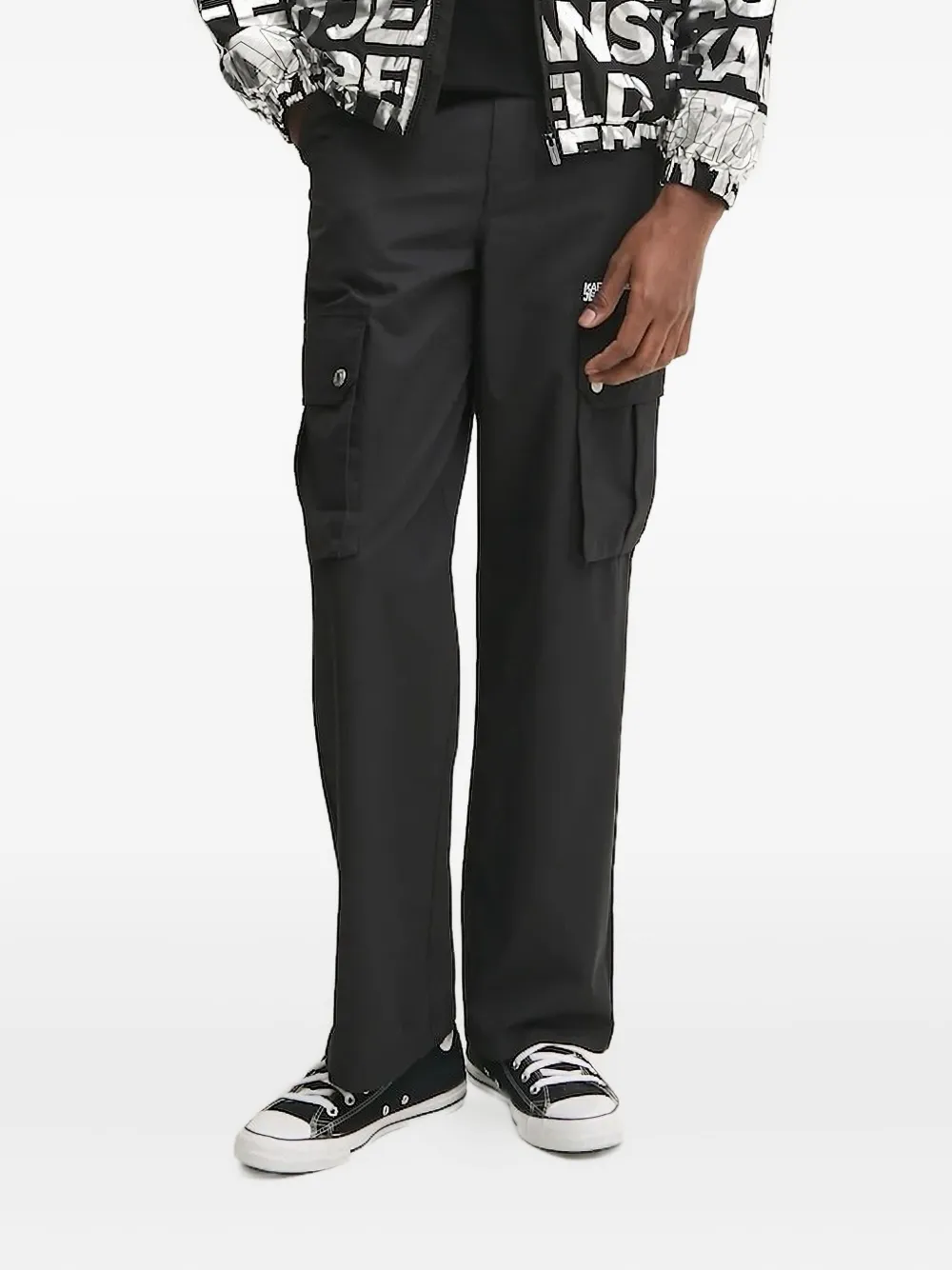 

Брюки-карго Karl Lagerfeld Jeans, черный