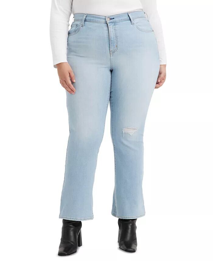 

Модные джинсы Bootcut размера 725 с высокой посадкой Levi's, синий
