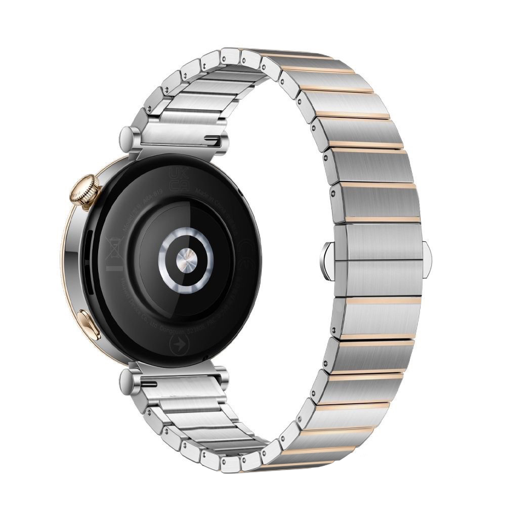 

CHENSONG Часы Strap Huawei Compatibility Stainless Steel Material 120 190mm, Moon Silver-Stainless Steel Two-Tone Strap